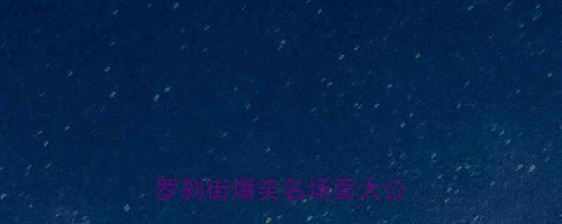 冷到发抖十万个冷笑话合集罗刹街爆笑名场面大公开